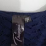 Trixxi  Women  Small Blue‎ with braided belt long tank top dress lace Photo 7