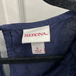Merona  Blue Tank. Women’s Large Photo 2