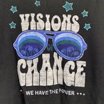 Anthropologie NWR $78 Black Vision Of Change Thermal Pullover M Photo 7