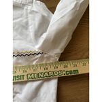 Cats Women Button Down Shirt No Brand Embroidered Size Measured Kitty Artsy White Photo 3