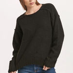 We The Free  Black Crew Neck Sweater Photo 0