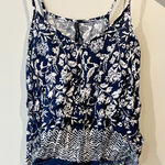 B Jewel  Floral & Chevron Tank Top Photo 0
