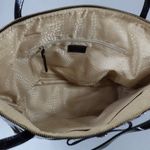 Kate Spade Sophie Camellia Street Tote Bag Black Patent Leather Polka‎ Dot Bow Photo 6