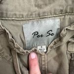 Per Se  Khaki Utility Jacket army green size small Photo 11