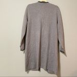Magaschoni  Grey Open Front Long Line Cardigan Sweater Duster Womens M Coatigan Photo 4