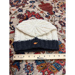 Everest  Designs Hand Knit Wool Beanie Hat Nepal Cream Cable Knit Fleece Lined Wa Photo 1