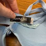 Adore Me  Womens 34D Bra‎ Light Blue Lace Trim T-Shirt Padded Underwire Everyday Photo 2