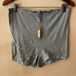 SKIMS  lace Pointelle high rise Boxer shorts in sky blue NEW 3X Photo 6