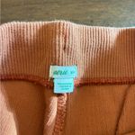 Aerie  Shorts Women’s Medium Corded Soft Ribbed Orange High Waisted Photo 1
