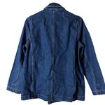 Madewell  Double Breasted Denim Blazer Jacket  Blue Wash Sz S  NWT Photo 4