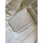 Ralph Lauren Lauren  Women's Patchwork Straight Pants White Wash Size 30"x23" Photo 6