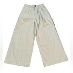 ZARA  Pleated High Waist Wide Leg Pants Size Medium Photo 0