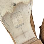 Dolce Vita Camel Perforated Leather Heeled Buckled Block Heel Ankle Booties Sz 8 Brown Photo 7