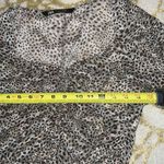 ZARA Leopard Print Sheer Cropped Top Size Small Photo 7