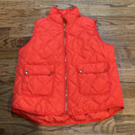 Woolrich Puffer Down Vest Size XL Red-Orange Sleeveless Full Zip Classy Outdoor Photo 0