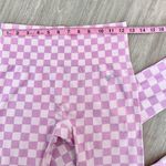 Forever 21 Women Active Seamless High Waisted Pink Checkered Leggings Size M Photo 8