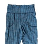 LULULEMON Blue Black Patterned Straight Leg Pants Size 8 Photo 6