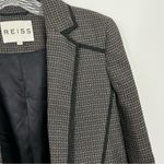 Reiss  Georgie Textured Contrast Trim Jacket Small Photo 5