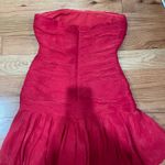 Lavish Tuscaloosa Dress red bubble strapless size small Photo 2