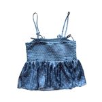 American Eagle  Outfitters Polka Dot Bow Babydoll Satin Tank Top Size XS Photo 5