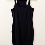 Lululemon  ATHLETICA | Refresher Racer Dress Solid Black Bodycon Stretch Tank | 6 Photo 5