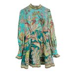 Alemais Franca Mini open back linen‎ Dress size 10 $609 Blue Photo 1