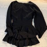 Altar'd State Black Long Sleeve Mini Dress / Romper Photo 1