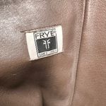 Frye  Veronica Brown Antiquet Leather Back Zip Cignac Buckle Tall Boots Size 6 Photo 4