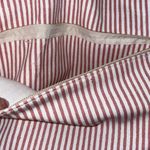 CB Station Insulated Striped Tote Bag with Outer Zipper Section Cotton Exterior Photo 2