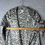 A New Day Coat Womens Small Animal Print Long Sleeve Open Front Pockets Coat Photo 3