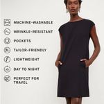 MM.LaFleur  Elegant Black Sleeveless Dress Photo 2