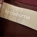 Liz Claiborne Purple And Blue Silk Midi A-Line Pleated Skirt Drop Waist Floral Photo 4