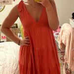 BaeVely Sundress Orange Size M Photo 0