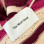 The Wolf Gang Anthropologie Lucid Knit Mini Dress Wavy Stripe Flared Sleeve Sz M Pink Size M Photo 10