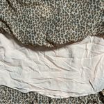 Urban Outfitters  Leopard Print Jessa Chiffon Smocked Ruffle Mini Skirt Medium Photo 1