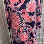 Lilly Pulitzer  Preppy Designer Old Money Paisley Floral Knee Length Dress Small Photo 0