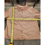 basic editions  Women's Beige Linen Single Breasted Blazer & Skirt 2 Pc's Suit XL Photo 13