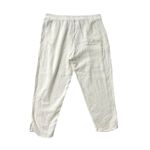 Madewell Crinkle Gauze Pull-On Lightweight Pants Breezy Classic White size XL Photo 4
