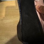 Maud Frizon Miss Maud Sz 7.5 Black And Blue Loafers Snake Print And Trim‎ France Photo 3