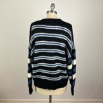 One Teaspoon Bonnie Stripe Sweater in Navy & White Photo 6