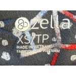 Zella Mesh Panel Blue Leggings Colorful Print Women's XS Multicolor Active Photo 1