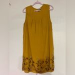 Blue Rain  Mustard Floral Midi Dress Photo 2