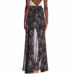 Show Me Your Mumu Like New 
Peacock Feather Maxi Skirt Size Small Photo 3