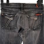 7 For All Mankind Dojo Charcoal Low Rise 5-Pocket Women's Skinny Jeans Size 26 Photo 7