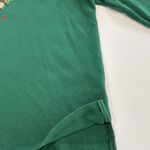 Quacker Factory Green Rhinestone Embroidery Baking Life Sweeter Knit Top Size 1X Photo 3