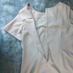 draper's & damon's Dress Womens 18 Vintage Light Pink Plain Short Sleeve Sheath Photo 2