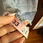 Free People | Blue We The Free Fairmont Waffle Oversized Pocket Tee Medium Photo 6