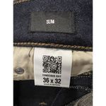 EXPRESS  Women's jeans 36x32 Slim Stretch‎ Straight Leg Dark Wash NWT Photo 6