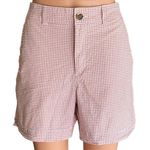 Old Navy Pink & White Check Cotton Everyday Shorts ~ Women' Size 8 Photo 0