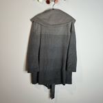 Calvin Klein  grey ombré belted cowl neck coat Photo 4